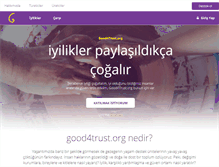 Tablet Screenshot of good4trust.org